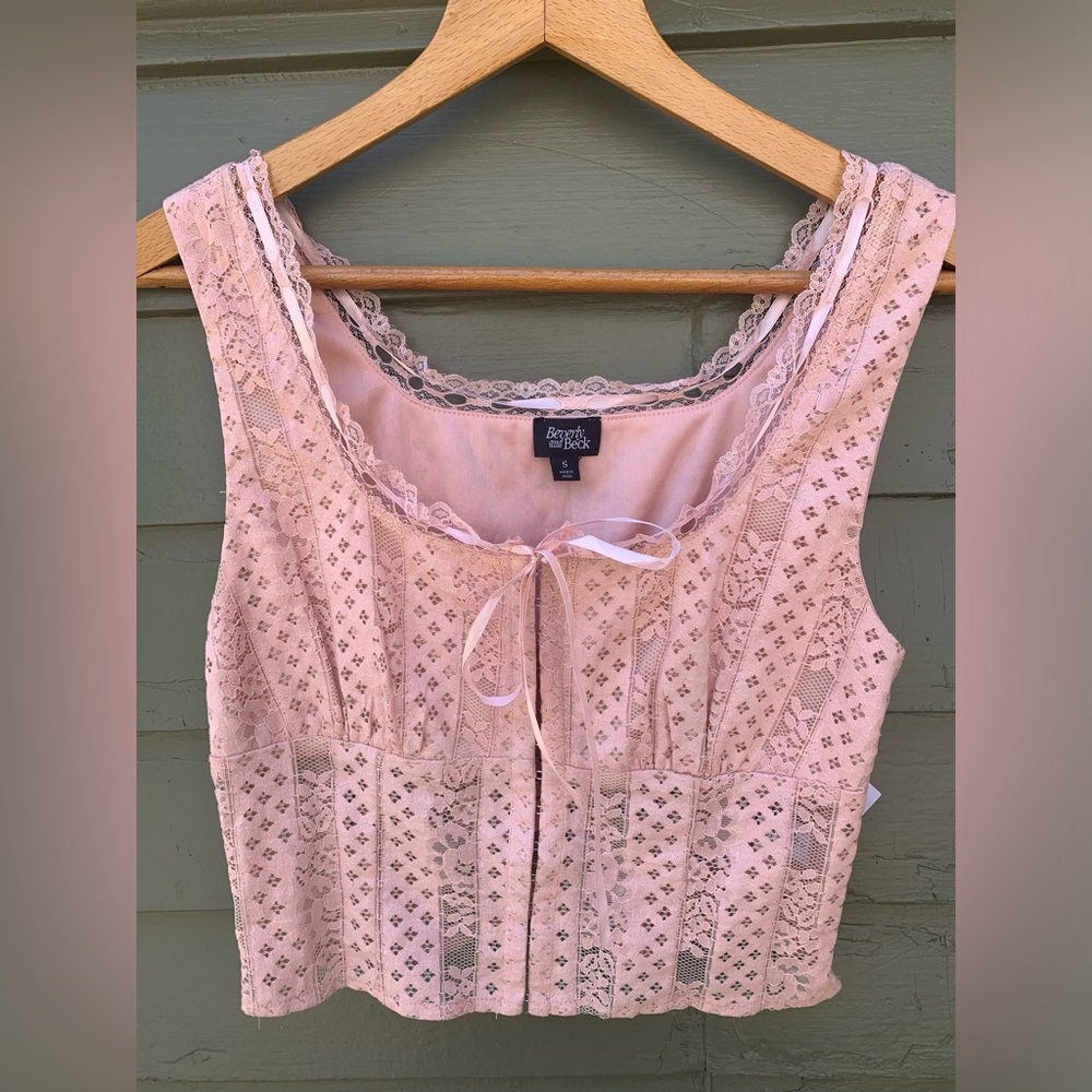 Pretty Pink Lace Top
